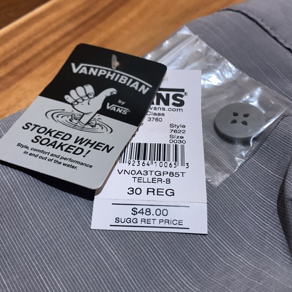 Grey, Vans shorts, Size 30 - Picture 4 of 4